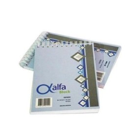 Block Gloss / Lider / Alfa A4 Con Espiral x 80 hojas rayadas