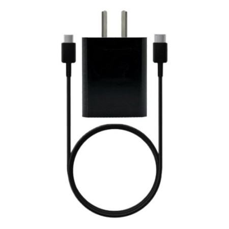 Cargador Para Celular 220v Carga Rapida 25W Con Chip Qualcomm Q3 Con Cable Tipo C 1Mt
