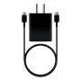 Cargador Para Celular 220v Carga Rapida 25W Con Chip Qualcomm Q3 Con Cable Tipo C 1Mt