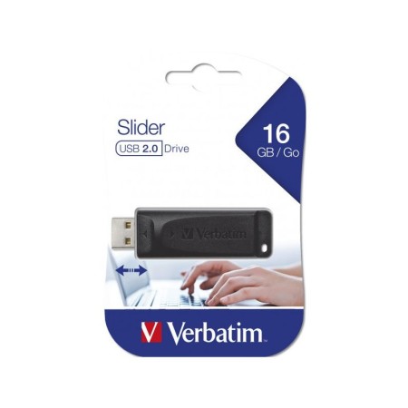 Pendrive Verbatim 16Gb Store N Go Slider