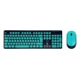 Kit Combo Teclado Y Mouse Inalambrico Cbg-027 Usb Optico