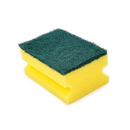 Fibra Esponja Virulana Verde / Amarilla Multi Uso