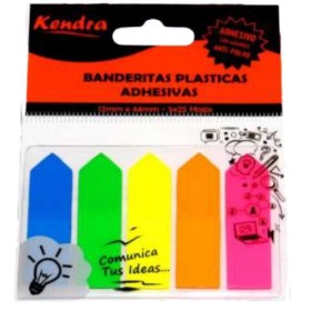 Notas Autoadhesivas Kendra Banderitas Flecha Fluo X 125Hjs