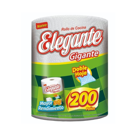 Rollo De Cocina Elegante 1 Rollo X 200 Paños