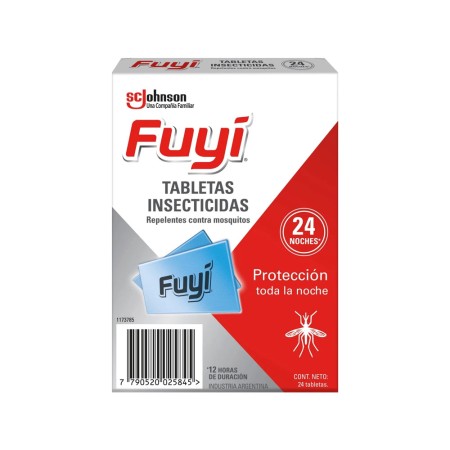 Tabletas Repelentes Insecticida Fuyi X 24
