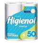 Papel Higienico Higienol 50Mts X 4 Rollos