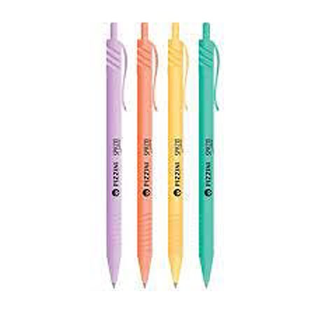 Boligrafo Pizzini 1Mm Retractil Pastel Azul