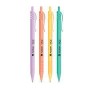Boligrafo Pizzini 1Mm Retractil Pastel Azul