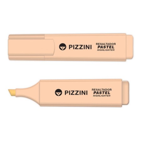 Resaltador Pizzini Al Agua 1280 Punta Biscelada Naranja Pastel