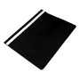 Carpeta Plastica Luma Base Opaca Tapa Transparente. Oficio Negro