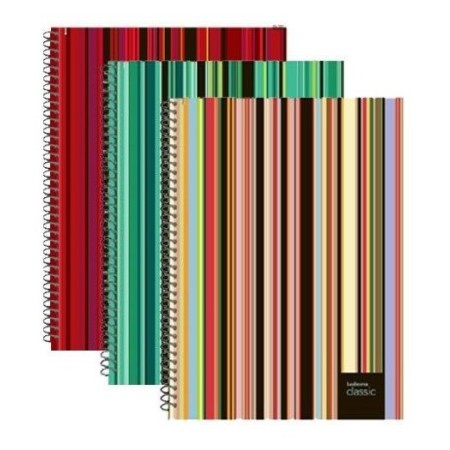 Cuaderno Ledesma Executive 16 X 21 Tapa dura Rayado con Espiral x 120 hjs