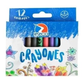 Crayones Ezco Escolar X 12 Colores