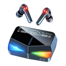 Auricular Kolke Kab-676 Bluetooth Nova Rgb Con Display Negro