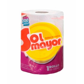 12 Rollos De Cocina Sol Mayor X 200 Paños
