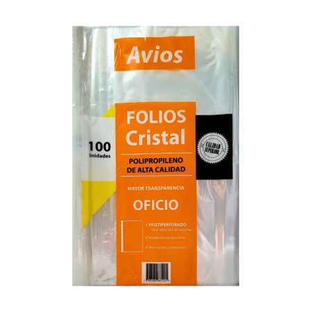 Folios Avios Oficio X 100 Unidades