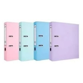 Bibliorato Avios Pvc A4 Lomo Angosto Pastel
