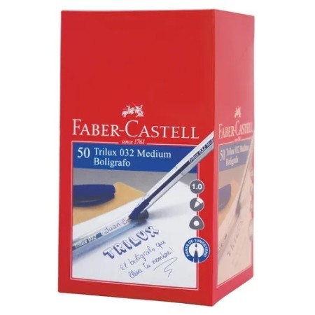 Boligrafo Faber Trilux 032 X50 U. Varios Colores