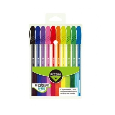Boligrafo Pizzini Spazio X10U Surtidas.