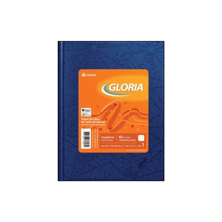 Cuaderno Gloria Forrado X42H Rayado Tapa Dura