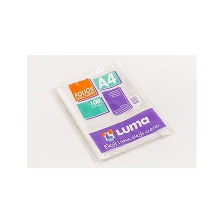 Folio Luma A4 Extra Fuerte Pp X 100U.