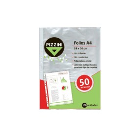 Folio Pizzini Extra Cristal A4 Pp 50Mic X 100U.