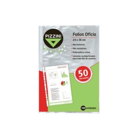 Folio Pizzini Extra Cristal Oficio Pp 50Mic X 100U.