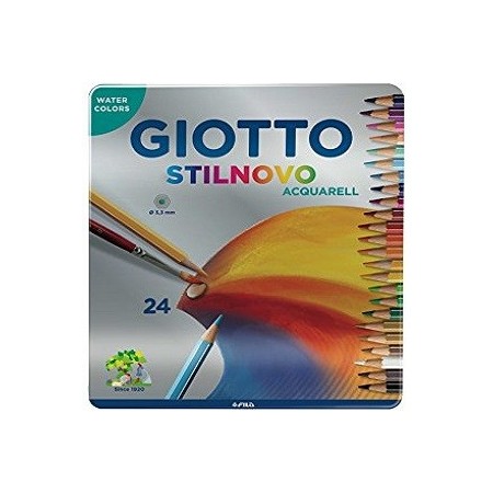 Lapiz Color Giotto Stilnovo Acuarelable X24U. Lata