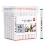 Marcador Deli Sketch Perm Triangular Doble Punta X48