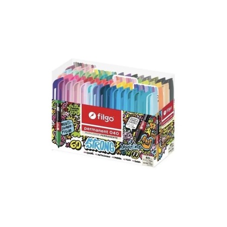 Marcador Filgo 040 Estuche X60U. Strong Surtidos