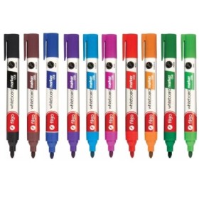 Marcador Filgo Para Pizarra 058 Punta Redonda X 6U Varios Colores