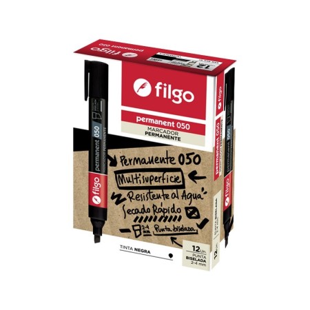 Marcador Permanente Filgo 050  Punta Biselada