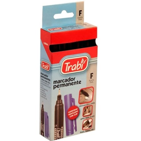 Marcador Trabi P/Cd Punta Fina
